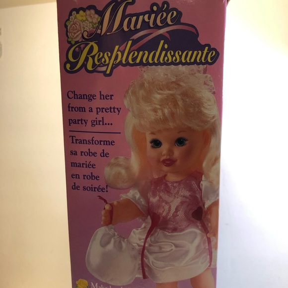 Vintage Bride Surprise Doll in Original Box 1995 Hasbro hair growing 17” - Picture 11 of 13
